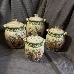 La Toscana 4pc Canister Set